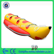 New design PVC 3 people inflatable banana boat for sale